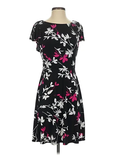 Pre-owned London Times Casual Dress In Black
