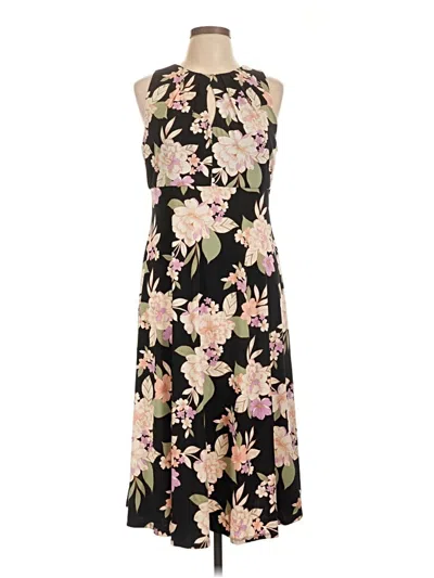 Pre-owned London Times Casual Dress In Black