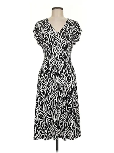 Pre-owned London Times Casual Dress In Black