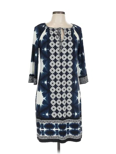 Pre-owned London Times Casual Dress In Blue