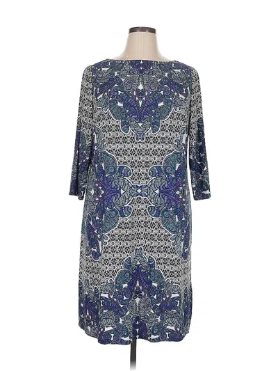 Pre-owned London Times Casual Dress In Blue