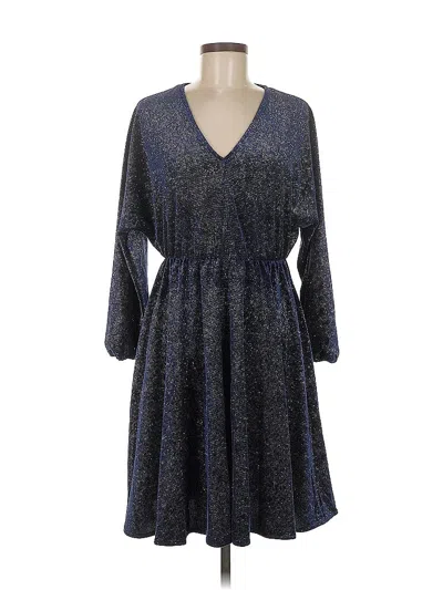 Pre-owned London Times Casual Dress In Blue