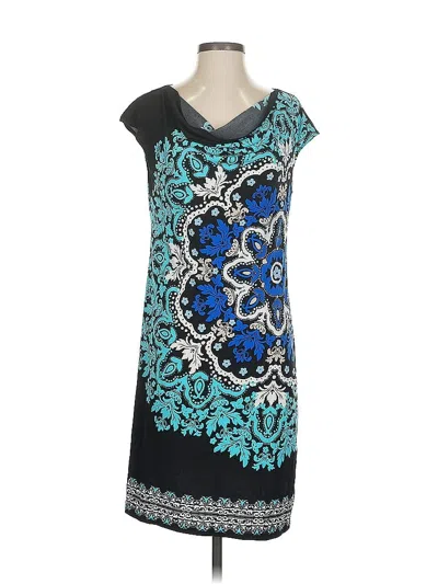 Pre-owned London Times Casual Dress In Blue