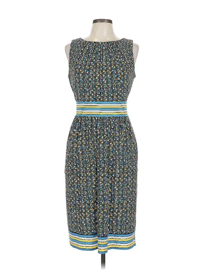 Pre-owned London Times Casual Dress In Blue