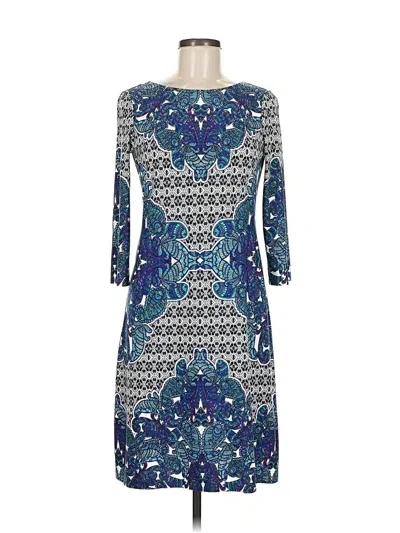 Pre-owned London Times Casual Dress In Blue