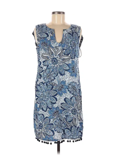 Pre-owned London Times Casual Dress In Blue