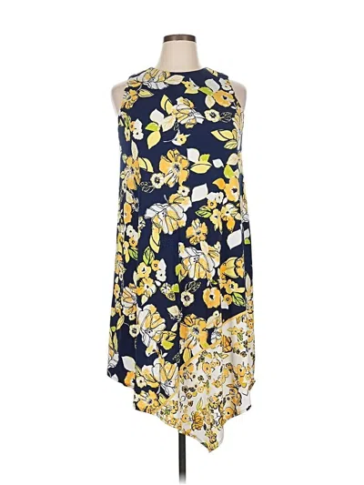 Pre-owned London Times Casual Dress In Blue