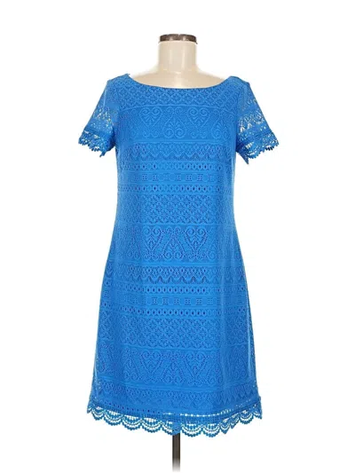 Pre-owned London Times Casual Dress In Blue