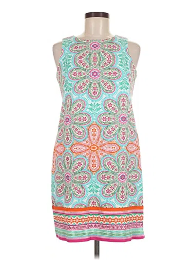 Pre-owned London Times Casual Dress In Blue