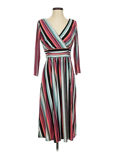 Pre-owned London Times Casual Dress In Blue