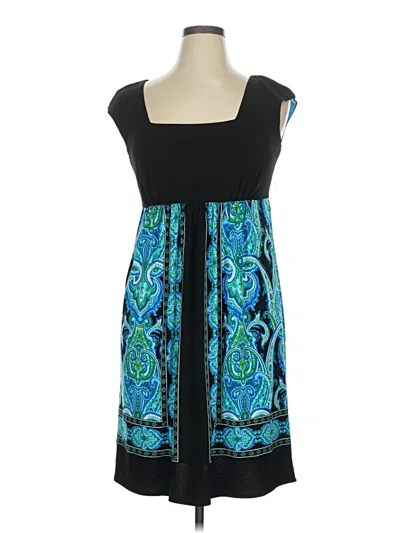 Pre-owned London Times Casual Dress In Blue