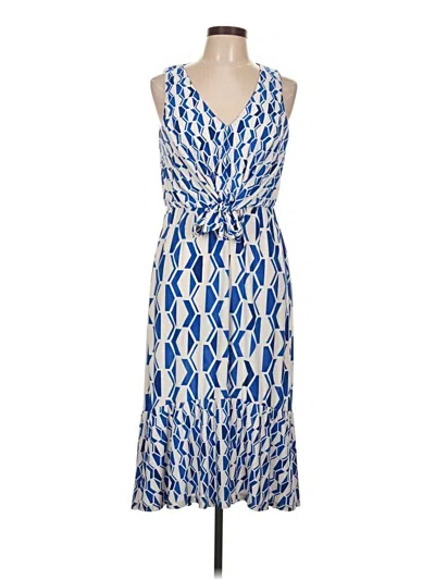 Pre-owned London Times Casual Dress In Blue