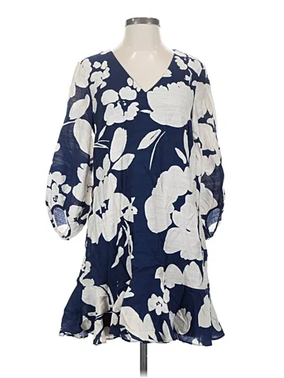 Pre-owned London Times Casual Dress In Blue