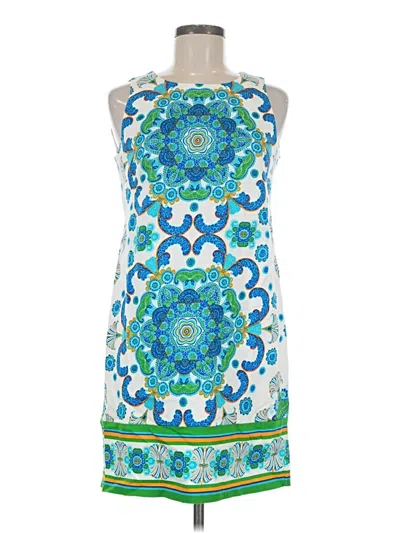 Pre-owned London Times Casual Dress In Blue