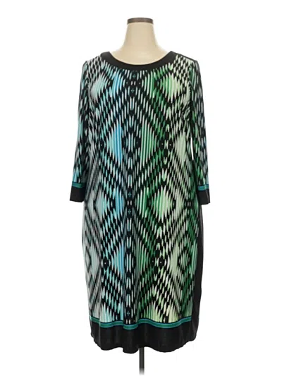 Pre-owned London Times Casual Dress In Blue