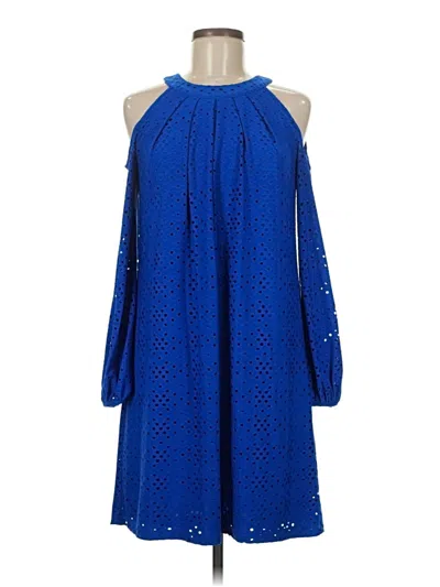 Pre-owned London Times Casual Dress In Blue