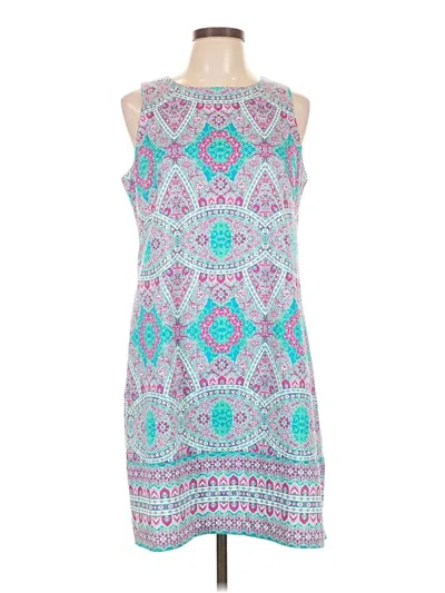 Pre-owned London Times Casual Dress In Blue