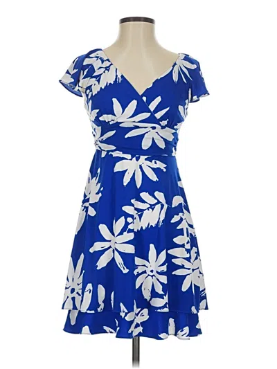 Pre-owned London Times Casual Dress In Blue