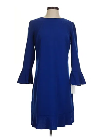 Pre-owned London Times Casual Dress In Blue