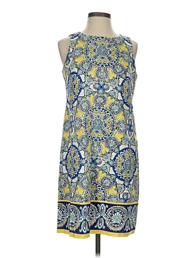 Pre-owned London Times Casual Dress In Blue