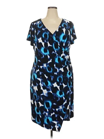 Pre-owned London Times Casual Dress In Blue