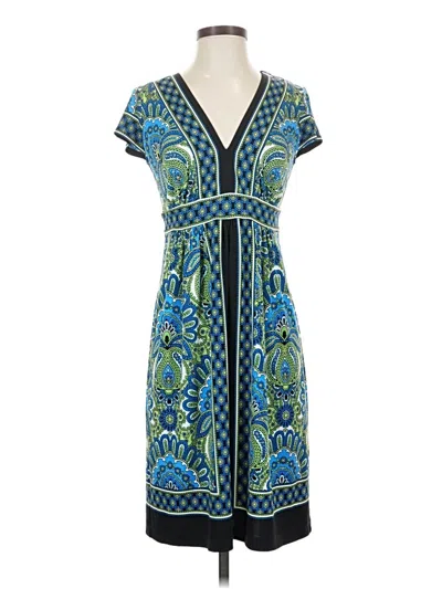 Pre-owned London Times Casual Dress In Blue