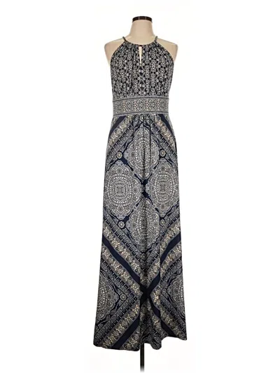 Pre-owned London Times Casual Dress In Blue