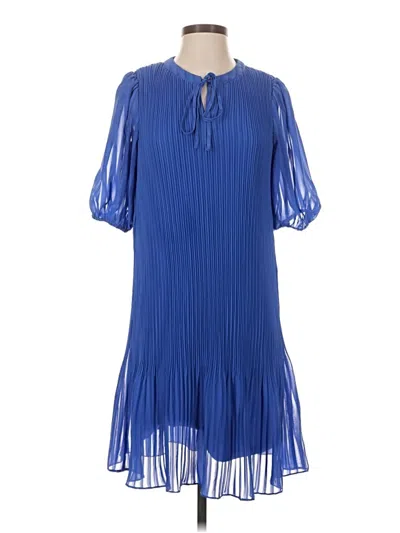 Pre-owned London Times Casual Dress In Blue