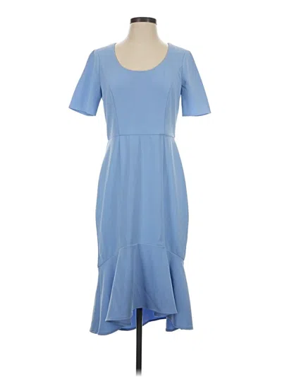 Pre-owned London Times Casual Dress In Blue