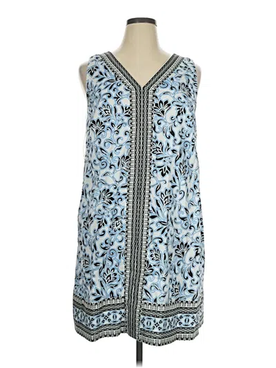 Pre-owned London Times Casual Dress In Blue