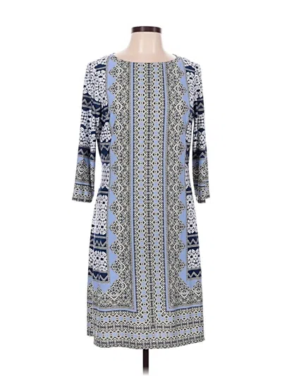 Pre-owned London Times Casual Dress In Blue