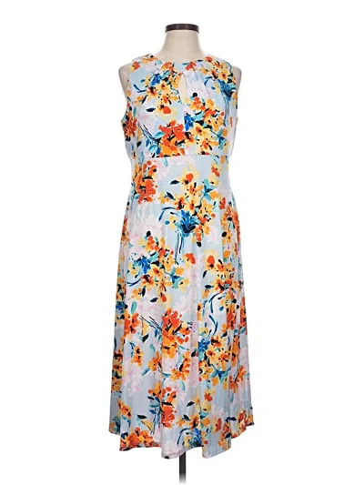 Pre-owned London Times Casual Dress In Blue