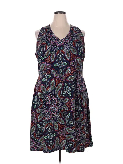 Pre-owned London Times Casual Dress In Blue