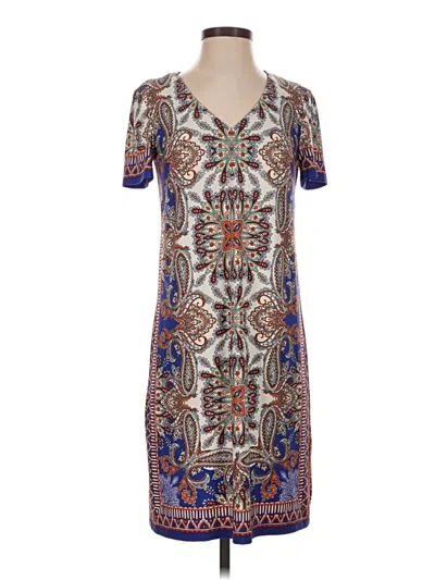 Pre-owned London Times Casual Dress In Blue