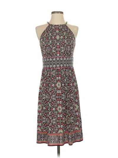 Pre-owned London Times Casual Dress In Brown