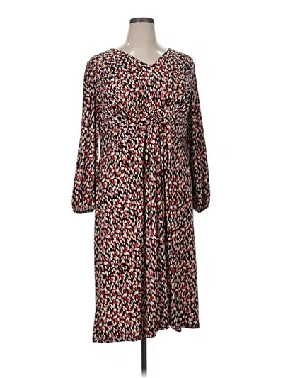 Pre-owned London Times Casual Dress In Brown