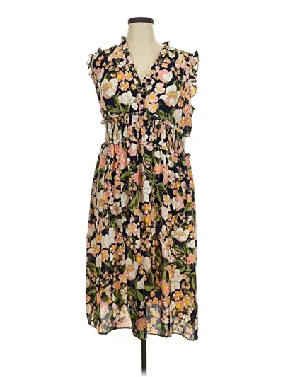 Pre-owned London Times Casual Dress In Brown