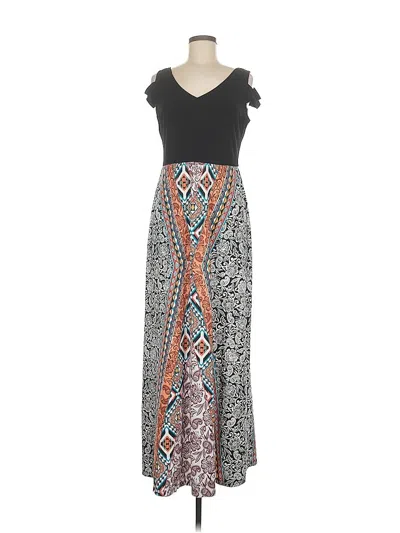 Pre-owned London Times Casual Dress In Gray