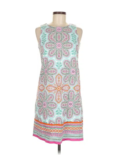 Pre-owned London Times Casual Dress In Gray