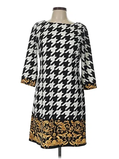 Pre-owned London Times Casual Dress In Gray