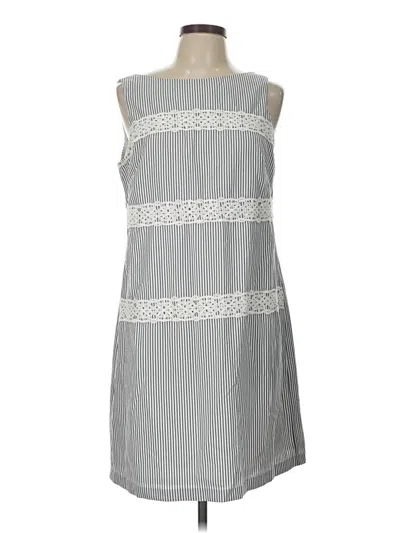 Pre-owned London Times Casual Dress In Gray