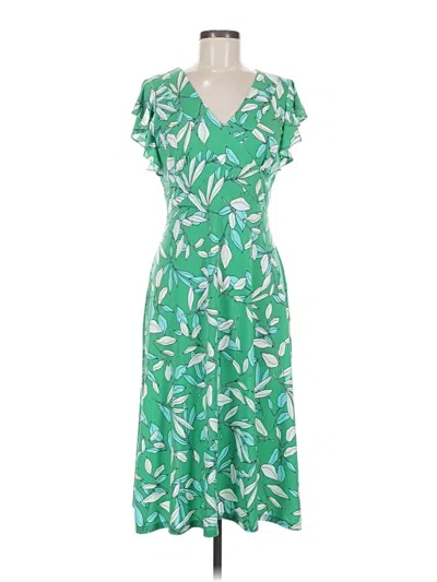 Pre-owned London Times Casual Dress In Green
