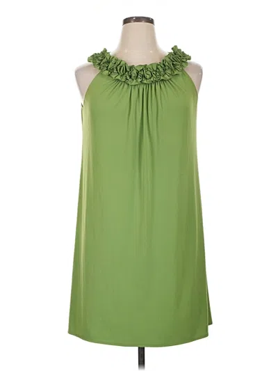 Pre-owned London Times Casual Dress In Green
