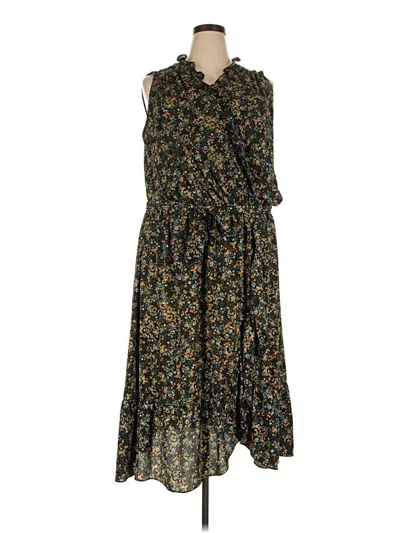 Pre-owned London Times Casual Dress In Green