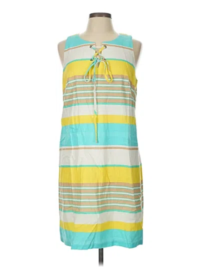 Pre-owned London Times Casual Dress In Green