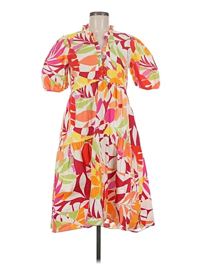 Pre-owned London Times Casual Dress In Orange