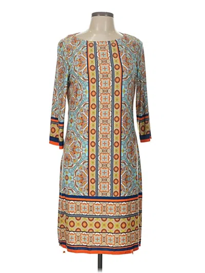 Pre-owned London Times Casual Dress In Orange