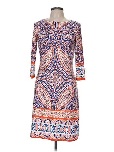 Pre-owned London Times Casual Dress In Orange