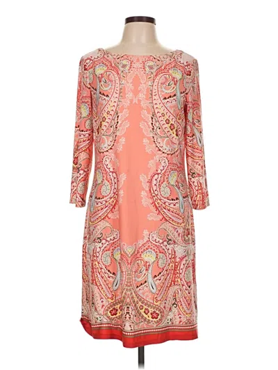 Pre-owned London Times Casual Dress In Orange