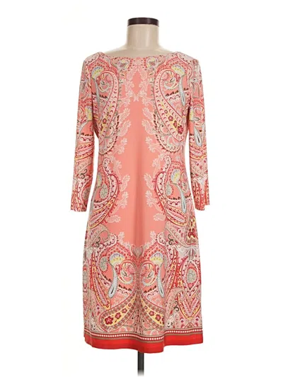 Pre-owned London Times Casual Dress In Pink